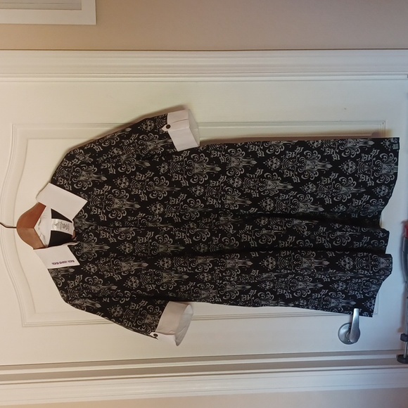 Disney Haunted Mansion Wall Papper Dress Glows In The Dark Sz L - Picture 4 of 9